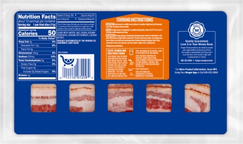 Kroger® Thick Cut Naturally Hardwood Smoked Bacon Perspective: back