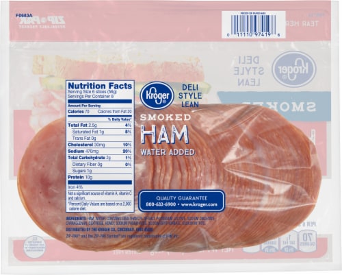 Kroger® Smoked Deli Style Lean Ham Perspective: back