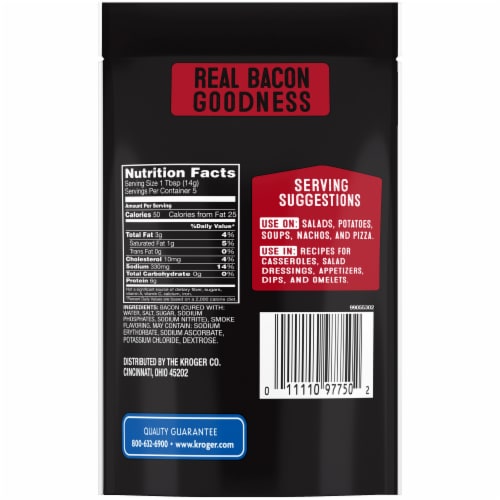 Kroger® Real Bacon Bits Perspective: back