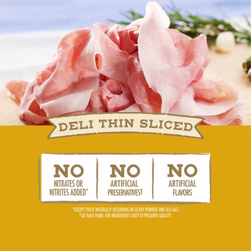 Kroger® Deli Thin Sliced Honey Uncured Ham Perspective: back