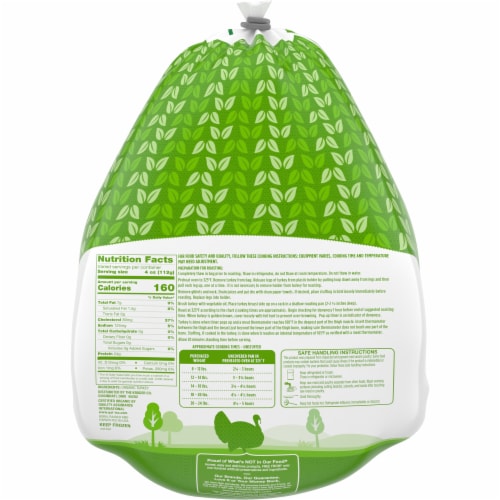 Simple Truth Organic™  Frozen Turkey (9-18 lb) Perspective: back
