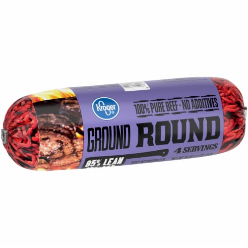 Kroger® 85/15 Ground Round Beef Roll 1 LB Perspective: back
