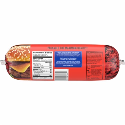 Kroger® 80% Lean Ground Beef Perspective: back