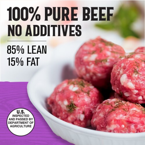 Kroger® 85/15 Ground Beef Roll 1 LB Perspective: back