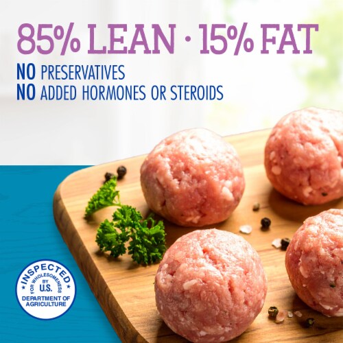 Kroger® 85/15 Fresh Ground Turkey Tray 3 LB Perspective: back