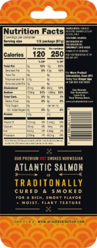 Private Selection® Traditional Smoked Norwegian Atlantic Salmon Perspective: back