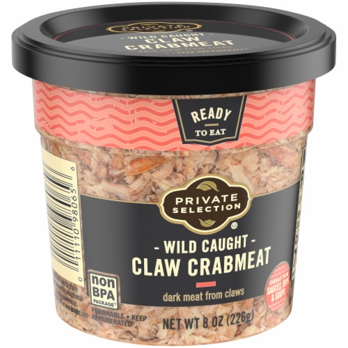 Private Selection® Wild Caught Claw Crab Meat Perspective: back