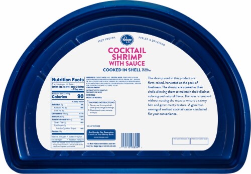 Kroger® Shrimp Tray w/ Cocktail Sauce Perspective: back