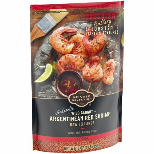 Private Selection® Wild Caught Extra Large Raw Argentinean Red Shrimp EZ Peel Perspective: back