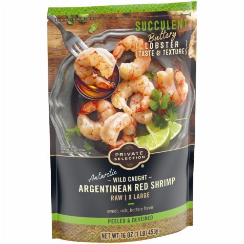 Private Selection® Extra Large Peeled & Deveined Raw Shrimp Perspective: back
