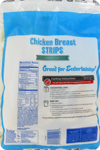 Kroger Chicken Breast Strips Perspective: back