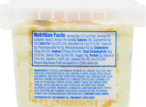 Kroger® Southern Style Potato Salad Perspective: back