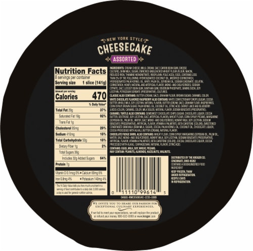 Private Selection Assorted New York Style Cheesecake Perspective: back
