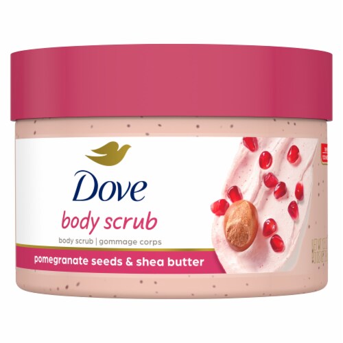 Dove Exfoliating Body Polish Pomegranate & Shea Butter Scrub Perspective: back