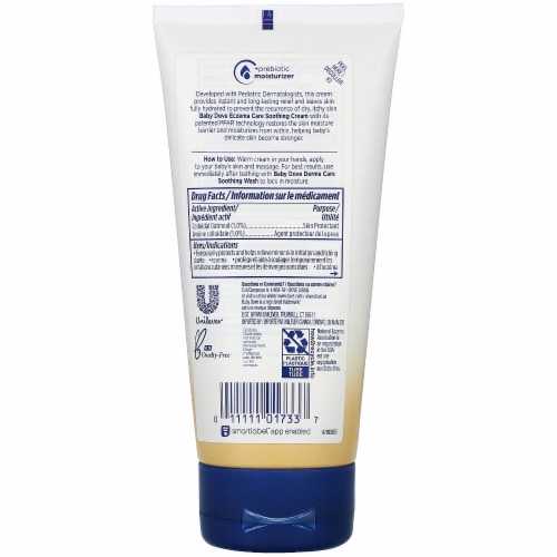 Baby Dove Eczema Care Soothing Cream Perspective: back