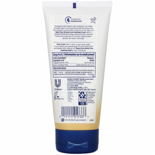 Baby Dove Eczema Care Soothing Cream Perspective: back
