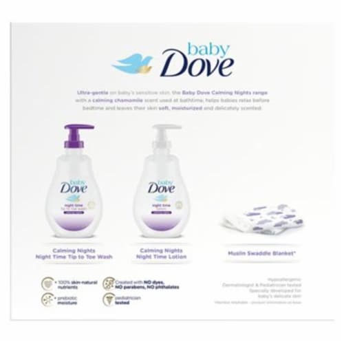 Baby Dove Night Time Care Gift Set Perspective: back