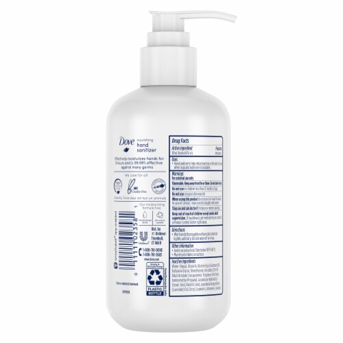 Dove Lavender and Chamomile Hand Sanitizer Perspective: back