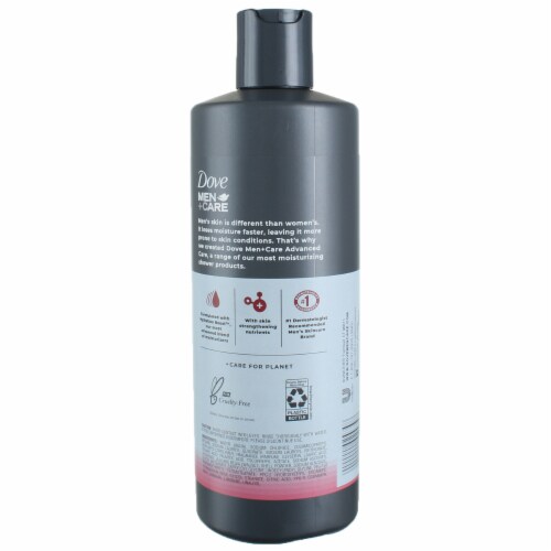 Dove Men+Care Renewing For Aging Skin Body Wash, Antioxidants, 18 fl oz Perspective: back