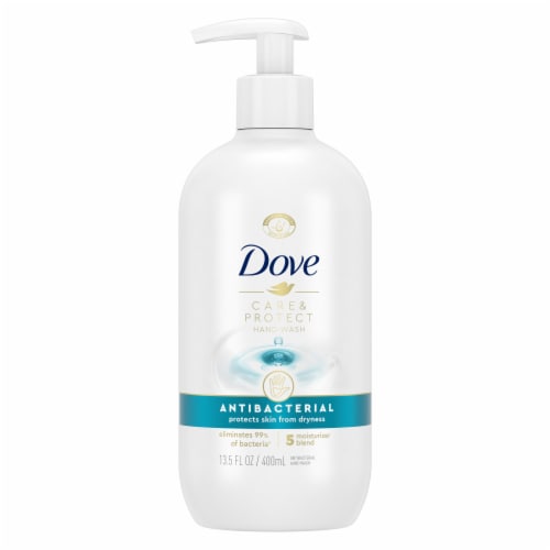 Dove Care & Protect Antibacterial Hand Wash Perspective: back