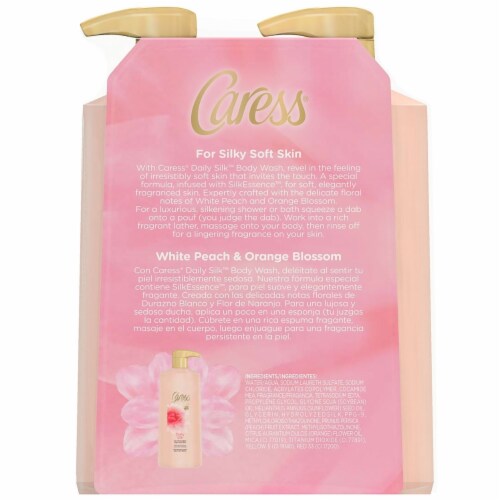 Caress Daily Silk Body Wash (25.4 Fluid Ounce, 2 Pack) Perspective: back