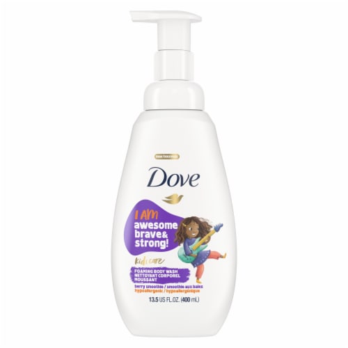 Dove Kids Care Berry Smoothie Foaming Body Wash Perspective: back