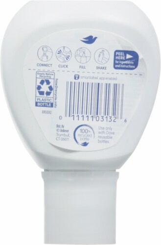 Dove Cucumber Body Wash Concentrate Refill Perspective: back