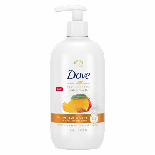 Dove Mango & Almond Butter Hand Wash Perspective: back