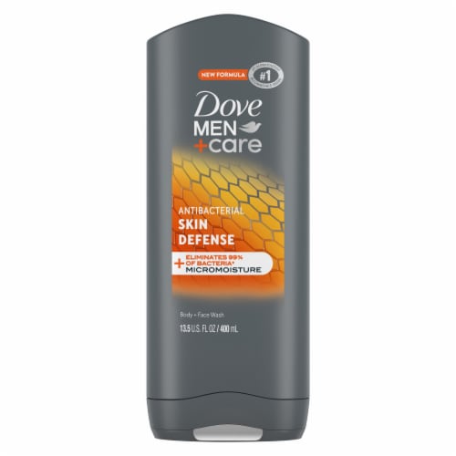Dove Men+Care Antibacterial Body and Face Wash Perspective: back