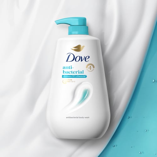 Dove Care & Protect Antibacterial Body Wash with Pump Perspective: back