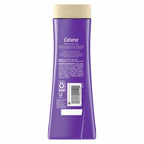 Caress Black Orchid Patchouli Body Wash Perspective: back