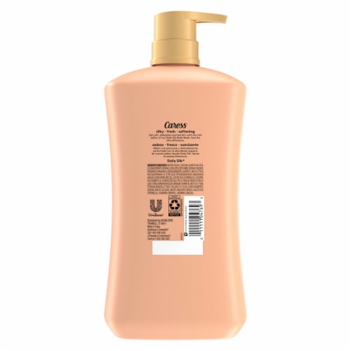 Caress Daily Silk White Peach & Orange Blossom Moisturizing Body Wash Perspective: back