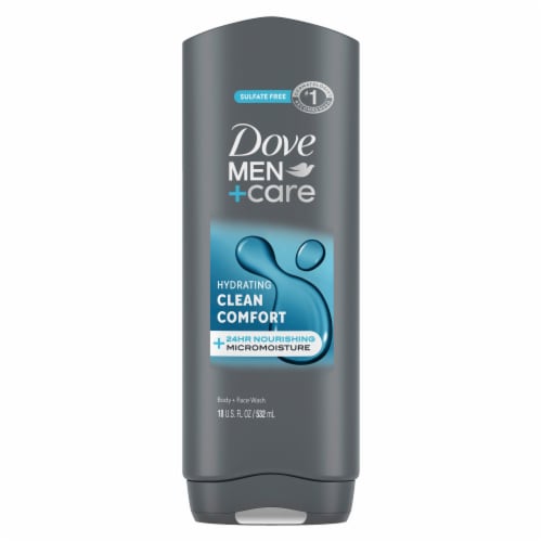 Dove Hydrating Clean Comfort Body and Face Wash Perspective: back