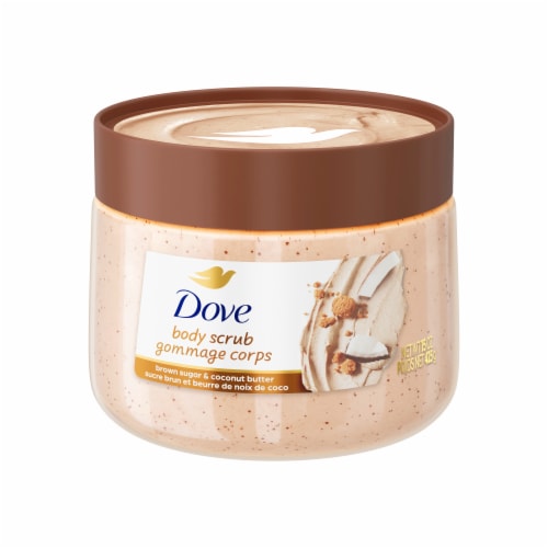 Dove Brown Sugar and Coconut Butter Exfoliating Body Scrub Perspective: back