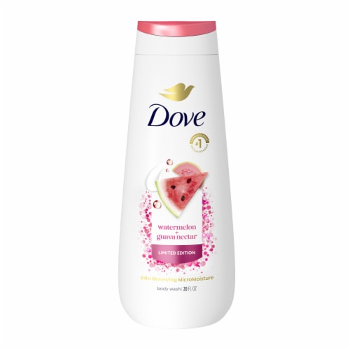 Dove Body Wash Watermelon & Guava Perspective: back