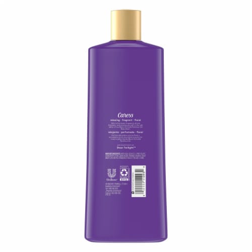 Caress Sheer Twilight Black Orchid & Patchouli Oil Body Wash Perspective: back
