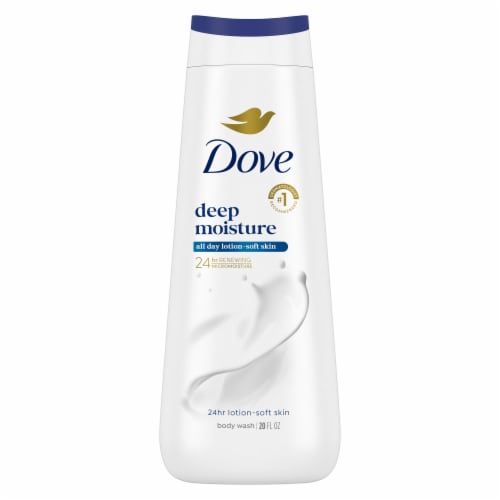 Dove Deep Moisture Body Wash Perspective: back