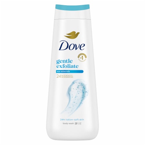 Dove Gentle Exfoliate with Sea Minerals Body Wash Perspective: back