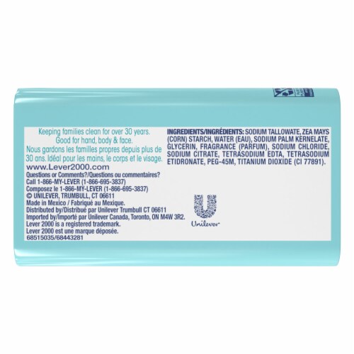 Lever 2000® Original Bar Soap Perspective: back