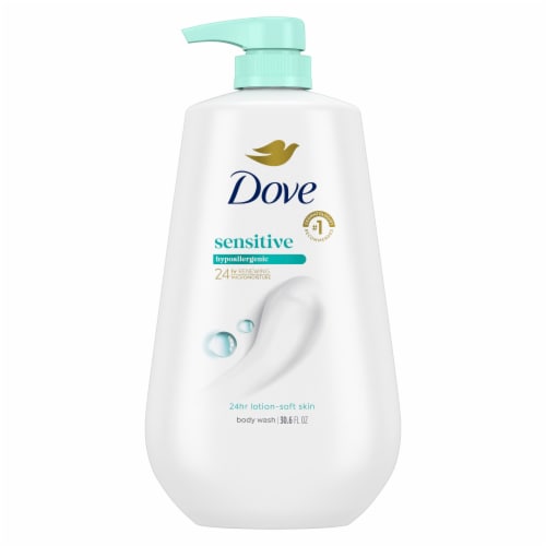 Dove Sensitive Moisture Body Wash Skin Cleanser Pump Hypoallergenic