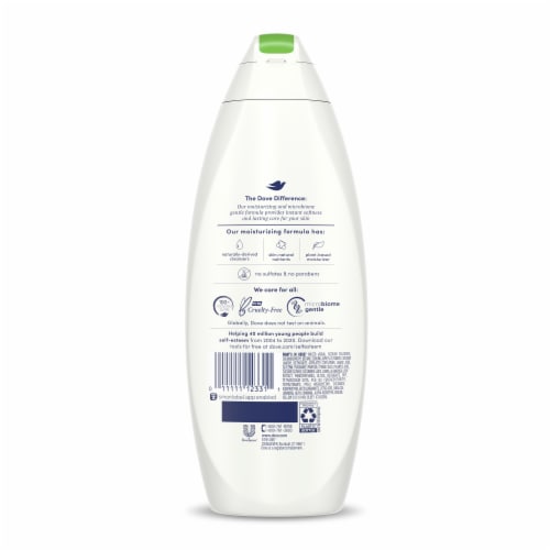 Dove Go Fresh Cucumber & Green Tea Body Wash Twin Pack Perspective: back