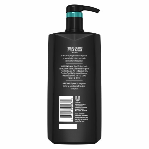 Axe Apollo Clean + Fresh Body Wash Perspective: back