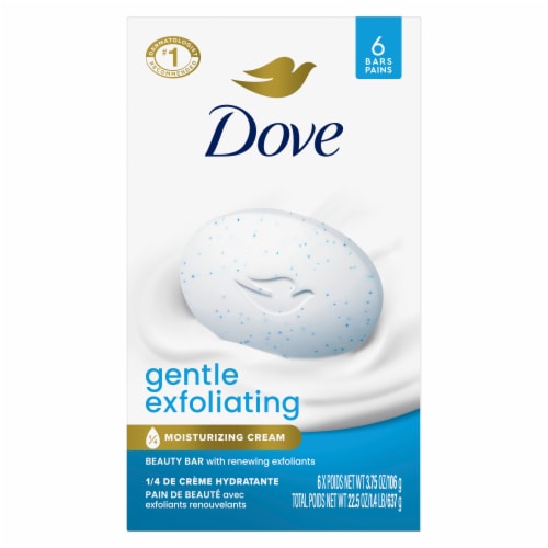 Dove Gentle Exfoliating Beauty Bar Perspective: back
