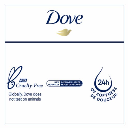 Dove Shea Butter with Warm Vanilla Instant Foaming Body Wash with NutriumMoisture Technology Perspective: back