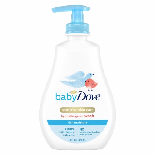 Baby Dove Hypoallergenic Sensitive Skin Rich Moisture Tear-Free Baby Wash Perspective: back