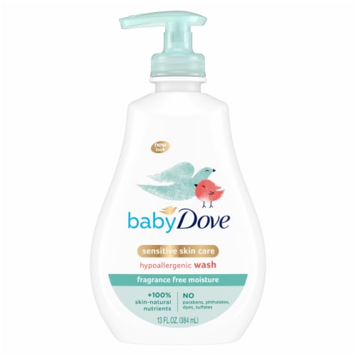 Baby Dove Sensitive Skin Care Fragrance Free Moisture Baby Wash