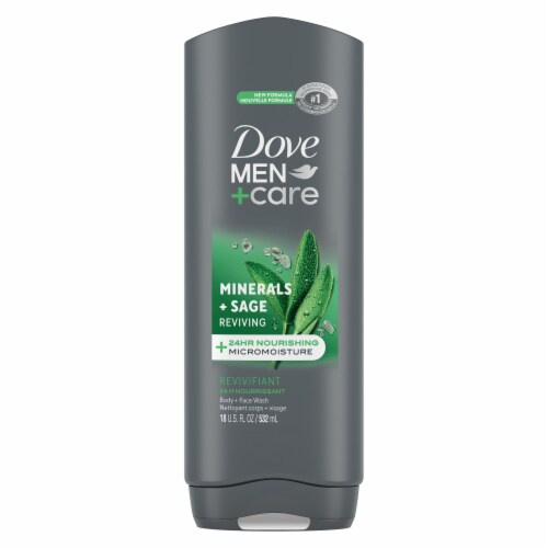 Dove Reviving Minerals + Sage Body And Face Wash Perspective: back