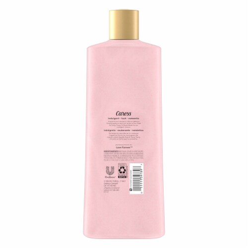 Caress Daily Silk White Peach & Orange Blossom Body Wash Perspective: back