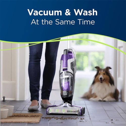 Bissell 2306A CrossWave Pet Pro Multi Surface Wet Dry Vacuum Cleaner Purple 1 Piece Baker s