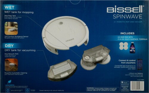 Bissell® SpinWave Robotic Mop & Vacuum Perspective: back